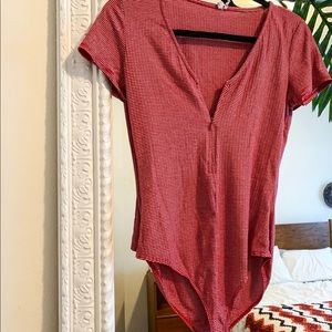 ⭐️ Urban Outfitters Zip Bodysuit